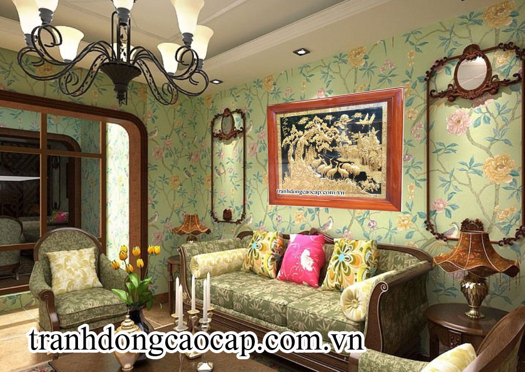 cách treo tranh tùng hạc theo phong thủy