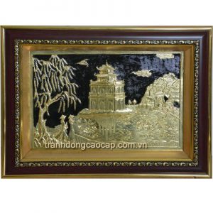 Tranh đồng hồ hoàn kiếm