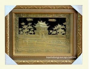 Tranh đồng văn miếu quốc tử giám giá rẻ tại hà nội