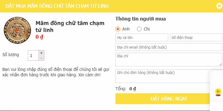 đặt hàng ngay