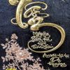 tranh chữ tâm dát vàng