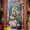 nơi mua tranh chữ phúc dát vàng